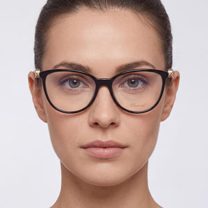 Chopard VCH283S Cat Eye Eyeglasses for Women — front view, Plastic