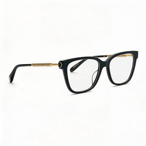 Chopard Vch333w Square Eyeglasses for Women — front view, acetate and metal