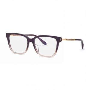 Chopard VCH333W Violet Square Eyeglasses for Women, Acetate frame