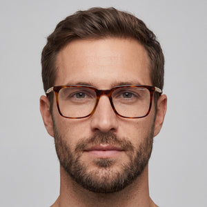 Chopard VCH344 Rectangle Eyeglasses Unisex — interior view, Polycarbonate demo lenses