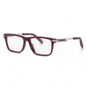 Chopard Vch357 Bordeaux Rectangle Eyeglasses for Men, Acetate frame