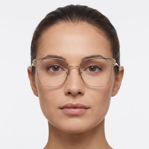 Chopard Vchl58m Gold Eyeglasses Women — lifestyle wear, office and reading