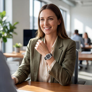 Christian Van Sant Women's Watch — wrist wear, Leather band everyday timepiece