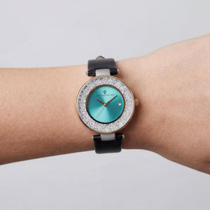 Christian Van Sant Women's Watch — side view, Stainless Steel case
