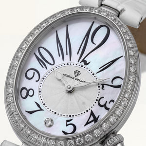 Christian Van Sant Classic Women's Watch — front view, Quartz movement 40mm