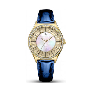 Christian Van Sant CV3203 Gold Stainless Steel Women's Watch, 40mm