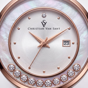 Christian Van Sant CV3815 Women's Watch — front view, Quartz movement 40mm