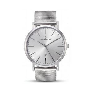 Christian Van Sant CV4323 Silver Stainless Steel Men's Watch, 40mm