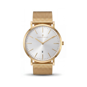 Christian Van Sant CV4325 Gold Stainless Steel Men's Watch, 40mm