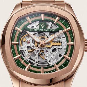 Christian Van Sant Men's Watch — front view, Automatic movement 42mm
