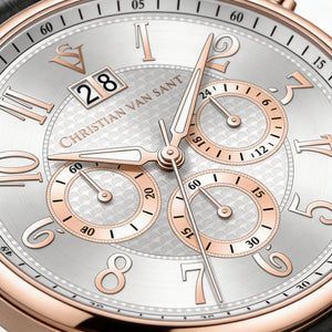 Christian Van Sant Men's Watch — front view, Quartz movement 40mm