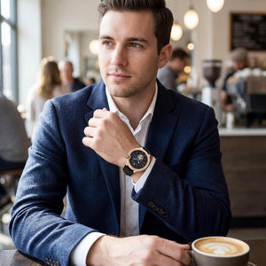 Christian Van Sant Modern Men's Watch — wrist wear, Stainless Steel band everyday timepiece