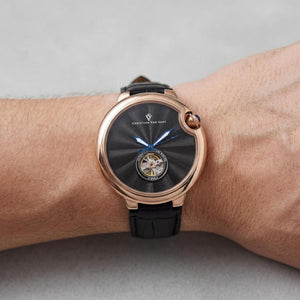 Christian Van Sant Modern Men's Watch — side view, Stainless Steel case 40mm
