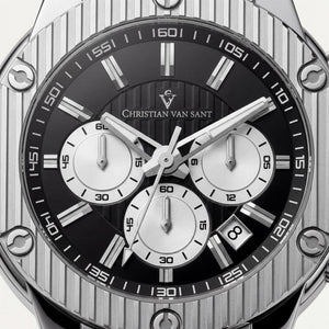 Christian Van Sant Modern Men's Watch — front view, Quartz movement 46mm