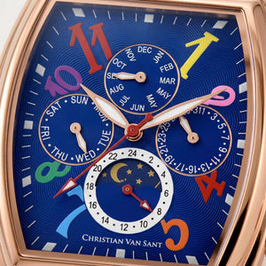 Christian Van Sant Modern Men's Watch — front view, Automatic movement 45mm