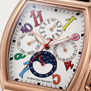 Christian Van Sant Modern Men's Watch — front view, Automatic movement 45mm