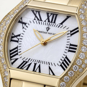 Christian Van Sant Modern Women's Watch — front view, Quartz movement