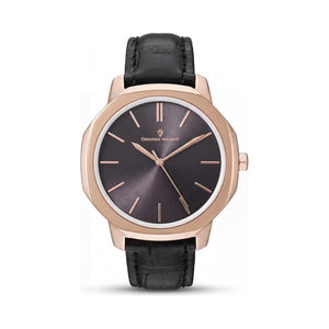 Christian Van Sant Octave Black Dial Stainless Steel Women's Watch, 40mm