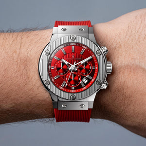 Christian Van Sant Men's Watch — side view, Stainless Steel case 46mm