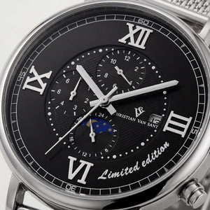 Christian Van Sant Men's Watch — front view, Automatic movement 40mm