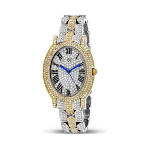 Christian Van Sant Silver Dial Stainless Steel Women's Watch, 40mm