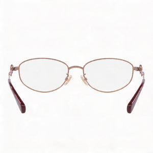 Coach Hc5161td Oval Eyeglasses for Women — front view, Titanium