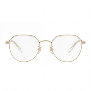 Coach Hc5188td Round Eyeglasses for Women — front view, Titanium