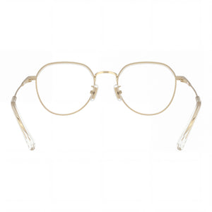 Coach Hc5188td Round Eyeglasses for Women — interior view, Plastic demo lenses