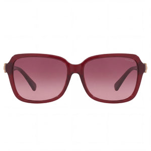 Coach HC8179-5393G2-58 Square Sunglasses for Women — front view, Composite frame