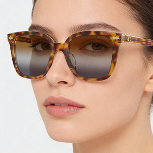 Coach HC8381U Havana Sunglasses Women — lifestyle wear, travel in sunny destinations