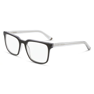 Cole Haan Ch4506 Transparent Rectangle Eyeglasses for Men, Metal frame