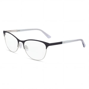 Cole Haan Ch5051 Black Rectangle Eyeglasses for Men, Metal frame