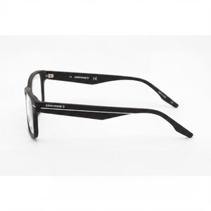 Converse All Star CV5009 Rectangle Eyeglasses Unisex — side view, Matte Black Injected temples