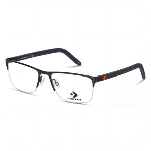 Converse CV3016 Satin Gunmetal Oval Eyeglasses for Men, Plastic frame