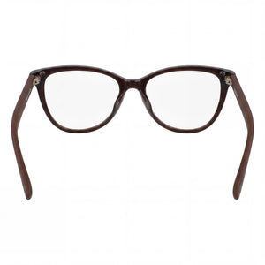 Converse CV5004 Cat Eye Eyeglasses Women — side view, Havana Propionate temples