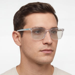 Converse CV5049 Rectangle Eyeglasses for Men — front view, Acetate