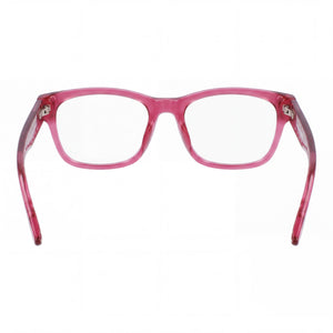 Converse CV5110Y Rectangle Eyeglasses Women — side view, Pink Acetate temples