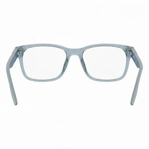 Converse CV5124 Rectangle Eyeglasses Women — side view, Blue Metal temples