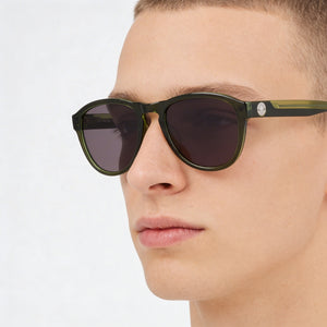 Converse Cv567s Oval Sunglasses Unisex — side view, Non-Polarized Crystal Cargo Laminate lens