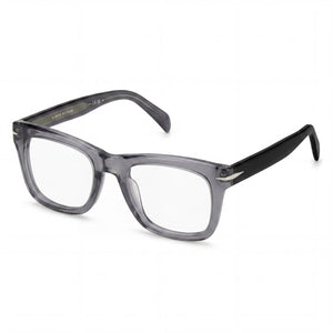 David Beckham Casual Gray Square Eyeglasses for Men, Plastic frame