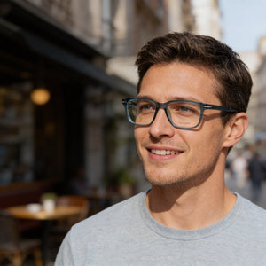 David Beckham Db 1022 Blue Eyeglasses Men — lifestyle wear, reading and close-up activities