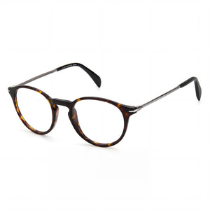 David Beckham DB 1049 Havana Rectangle Eyeglasses Unisex, Plastic frame