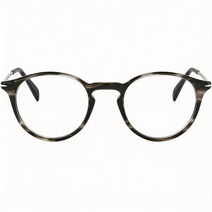 David Beckham DB 1049 Round Eyeglasses Unisex — front view, Plastic