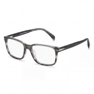 David Beckham Db 1065 Grey Horn Rectangle Eyeglasses for Men, Plastic frame