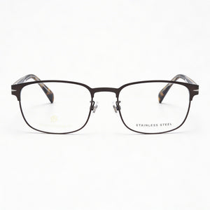 David Beckham Db 1066 Rectangle Eyeglasses for Men — front view, Alloy Steel