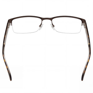 David Beckham Db 1068 Rectangle Eyeglasses Unisex — front view, Alloy Steel