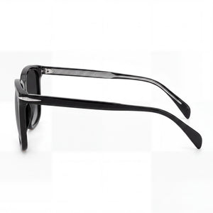 David Beckham Db 1071/F/S Square Sunglasses Men — side view, Non-Polarized Dark Grey Shaded lens