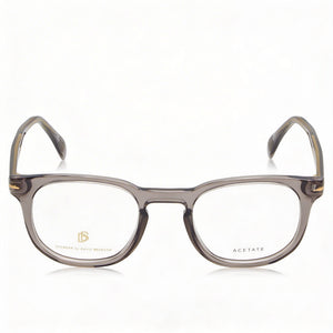 David Beckham Db 1072 Round Eyeglasses for Men — front view, Plastic