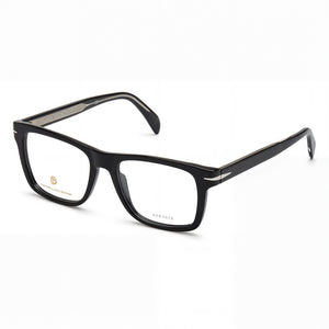 David Beckham DB 1073 Black Square Eyeglasses Unisex, Acetate frame
