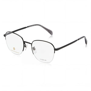 David Beckham Db 1109/G Black Oval Eyeglasses for Men, Titanium frame